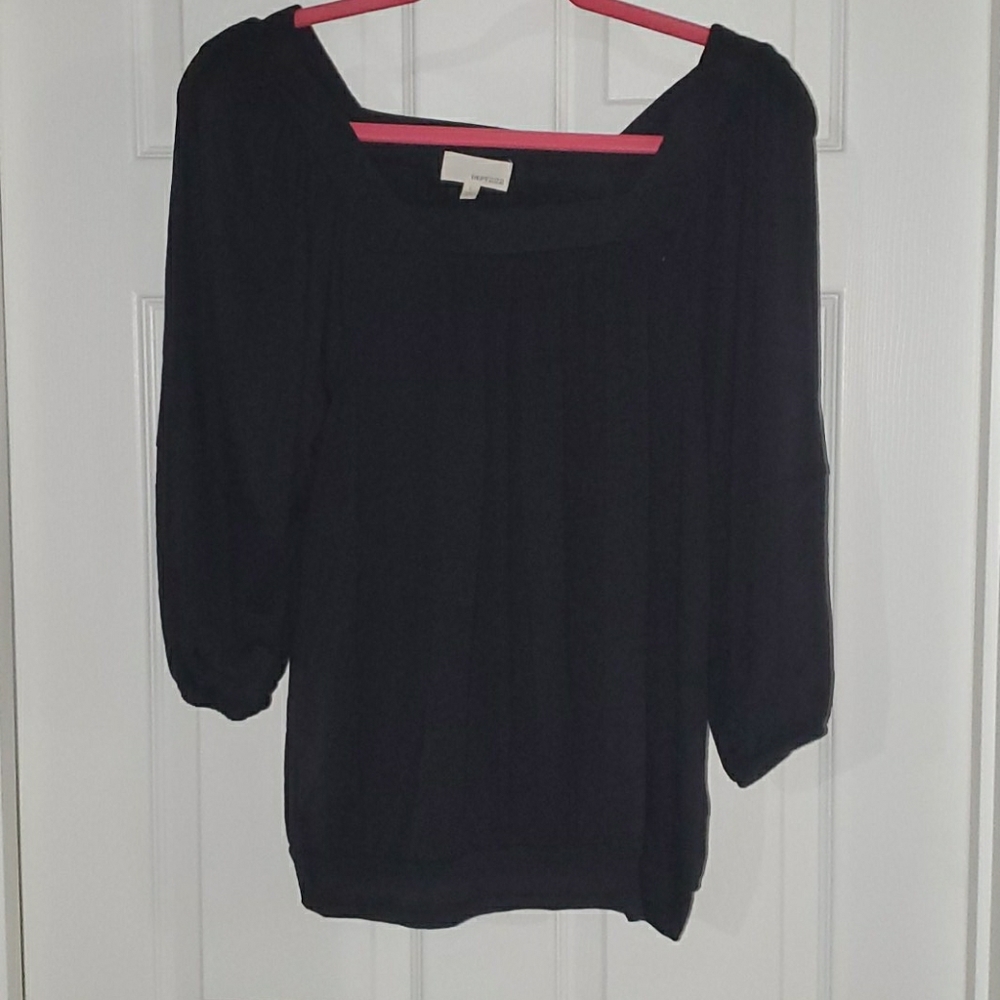 New w tags black 3/4 sleeve top. So cute